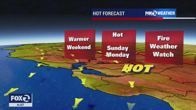 Bay Area braces for sizzling weekend temps, high fire danger
