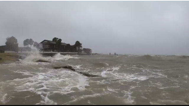 Tropical Storm Beta makes landfall along Texas coast