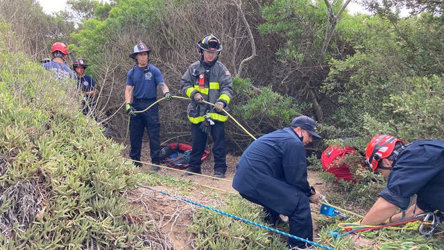 Father, child rescued from Cliff at Fort Funston