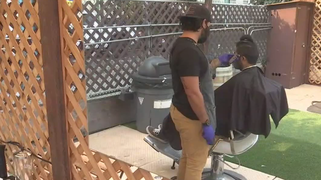 Food truck park in San Francisco becomes outdoor barber collective