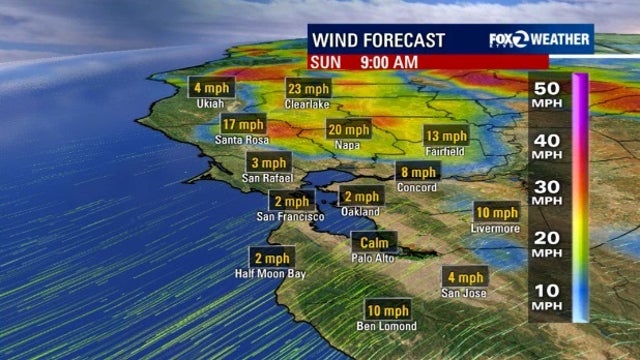 Hot weekend weather prompts Red Flag Warning for parts of the Bay