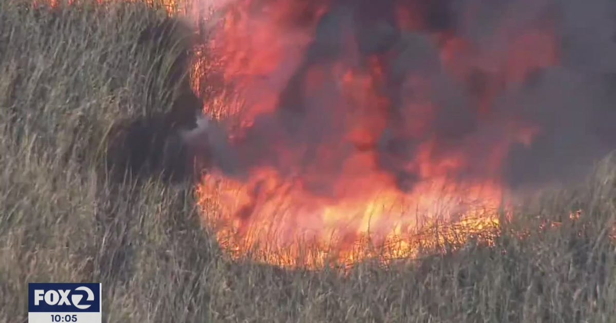 300-acre vegetation fire shuts down Highway 12 in Suisun City | KTVU FOX 2