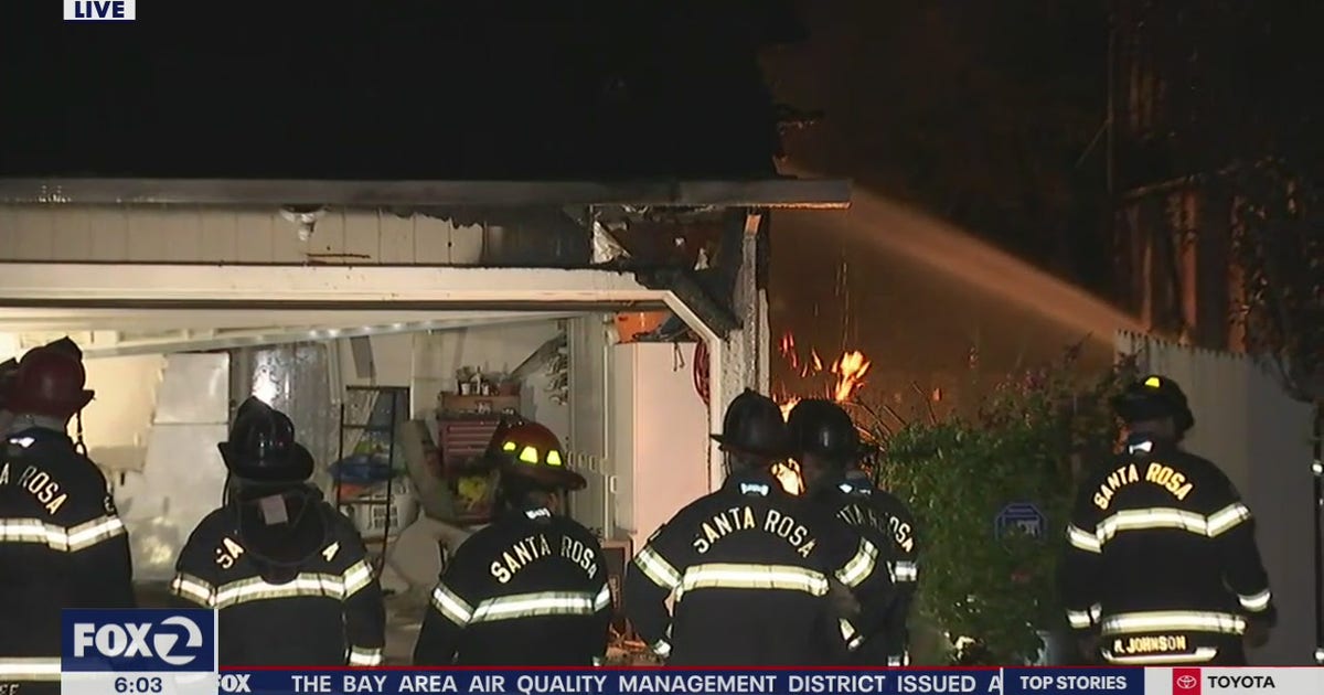 Fire at Santa Rosa homes sounds like gunfire, brings out police | KTVU ...