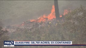 Firefighters brace for unpredictable conditions at Glass Fire