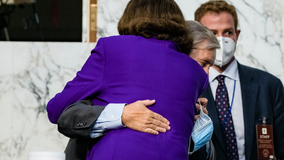 Barrett hearing: Calls for Feinstein to stand down after hug with Graham