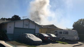 Union City firefighters battle house fire near Quarry Lakes Regional Recreation Area