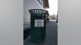 Trash cans in California town of Crockett littered with anti-Republican ballot jokes