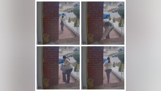 San Bruno police release images of suspected package thief