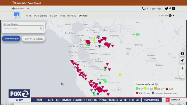 North Bay copes with power shutoff while PG&E restores electricity elsewhere