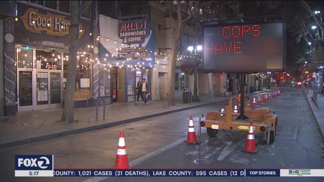 San Jose road sign hacked with anti-cop message