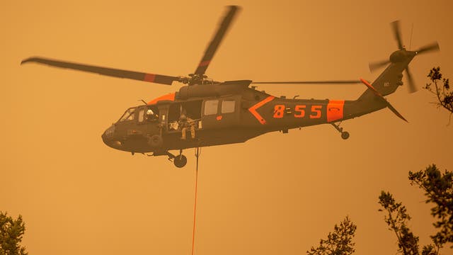 Firefighters concerned restricted visibility may hinder air attack on Glass Fire