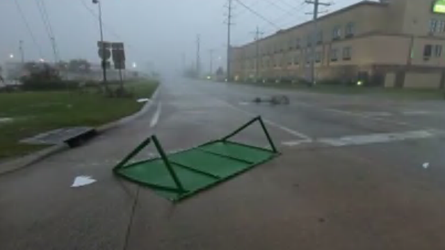 Delta now a tropical storm but still causing havoc