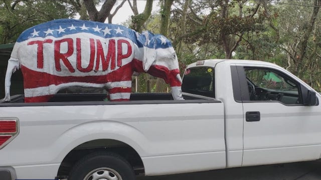 Student suing after school revokes parking pass due to Trump display