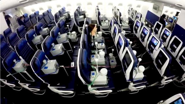 New landmark study tests air on planes for virus transmission