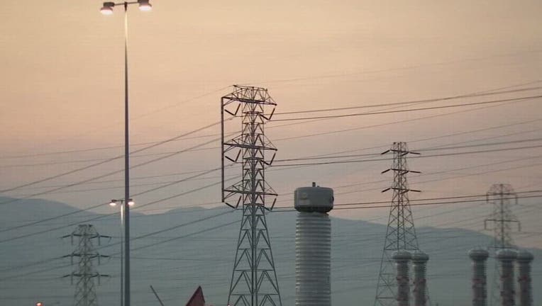 A view of power lines