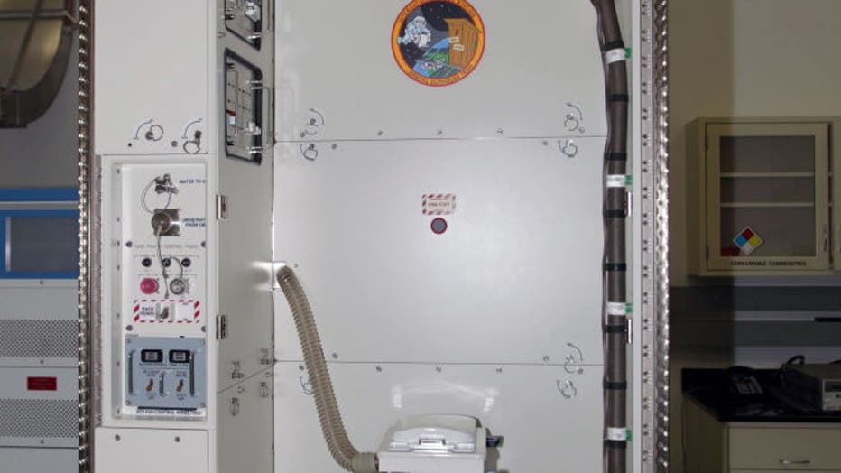 toilet international space station inside