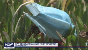 PPE pollution: Bay Area rains wash face masks into the bay