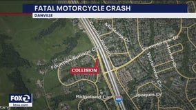 Motorcyclist dies after collision with bicycle in Danville