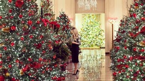 'America the Beautiful': Melania Trump showcases White House's Christmas decor