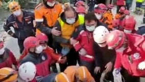 Three year-old rescued 4 days after Turkey quake