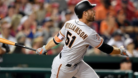 Former Giants outfielder Mac Williamson sues club over concussion