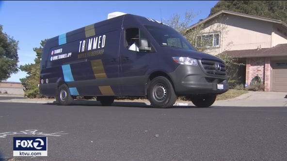 East Bay man converts Sprinter van into mobile barber shop