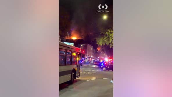 Fire rips through building under construction in downtown Berkeley