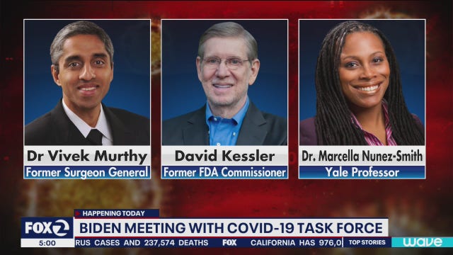Biden-Harris form COVID-19 advisory board that includes UCSF doctors