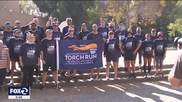 Bay Area law enforcement officers hit the streets to raise money for Special Olympics