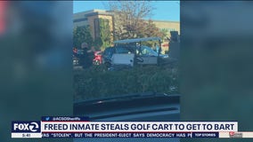 Man released from Santa Rita steals golf cart to get to BART: sheriff