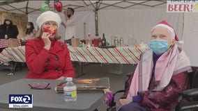 ‘Christmas in the Parking Lot’ lifts South Bay seniors’ spirits