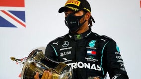 Auto racing champion Lewis Hamilton tests positive for COVID-19