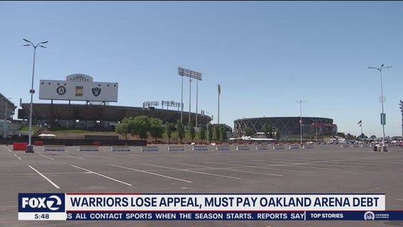 California court says Warriors must pay $45 million to Oakland, county