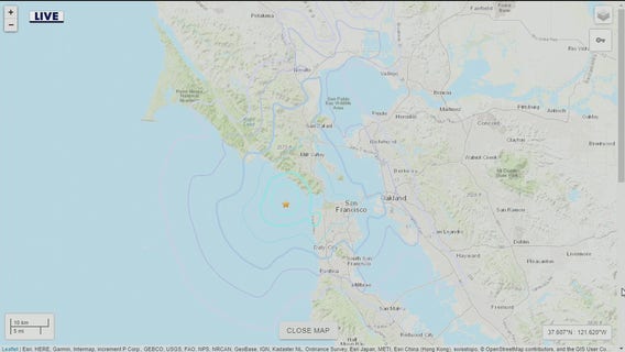 New Year's Eve earthquakes recorded near San Pablo, Muir Beach