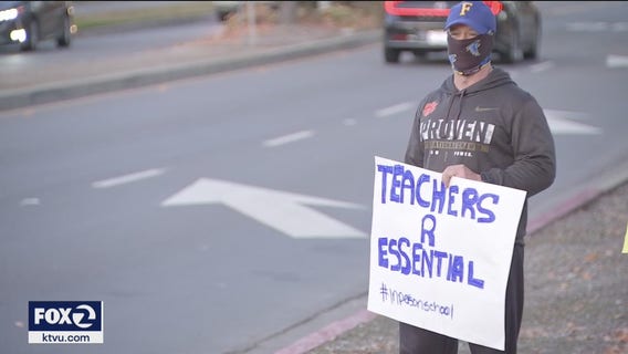 Calls to prioritize vaccines for teachers grow