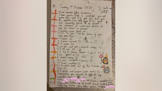 Girl tells Santa she was naughty this year, still wants lavish gifts