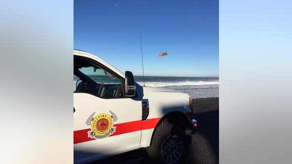 Pacifica firefighters rescue woman, dog from cliffside