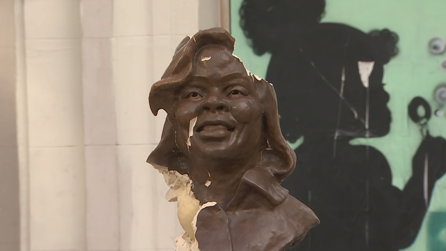 Artist plans to fix sculpted Breonna Taylor bust vandalized in Oakland
