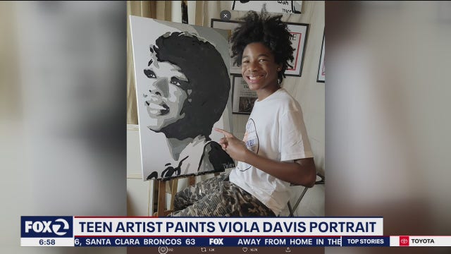 San Jose teen artist gets shoutout from actress Viola Davis