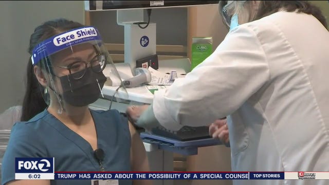 Healthcare workers in Contra Costa, Solano counties to get vaccinated