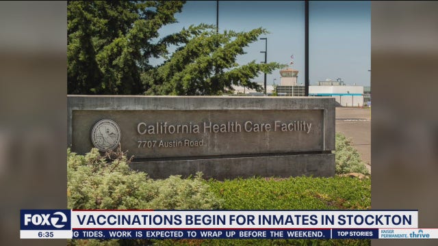Inmates have started to get vaccinated in California