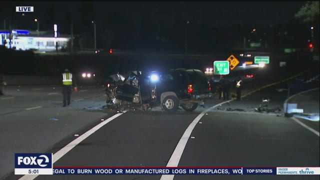 Deadly crash on Oakland highway after SUV motorist drives wrong way, evades CHP