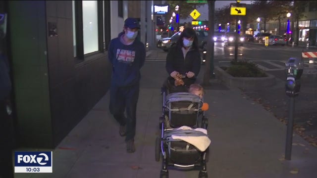 People rush out to shop and eat before new COVID-19 shutdown begins