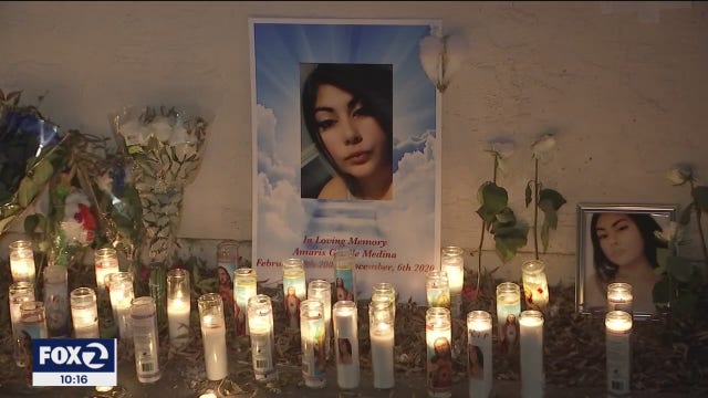 Vigil for 15-year-old girl killed in crash involving stolen car