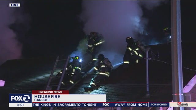 House fire near Christmas tree breaks out in San Jose