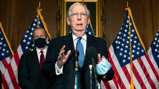 GOP leader McConnell finally acknowledges Biden won election