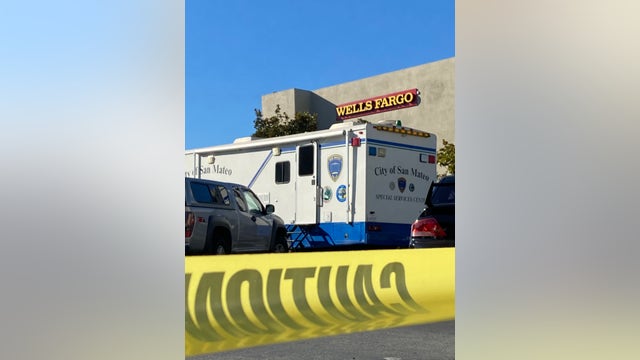 San Mateo police searching for gunman in deadly shooting outside Wells Fargo bank branch