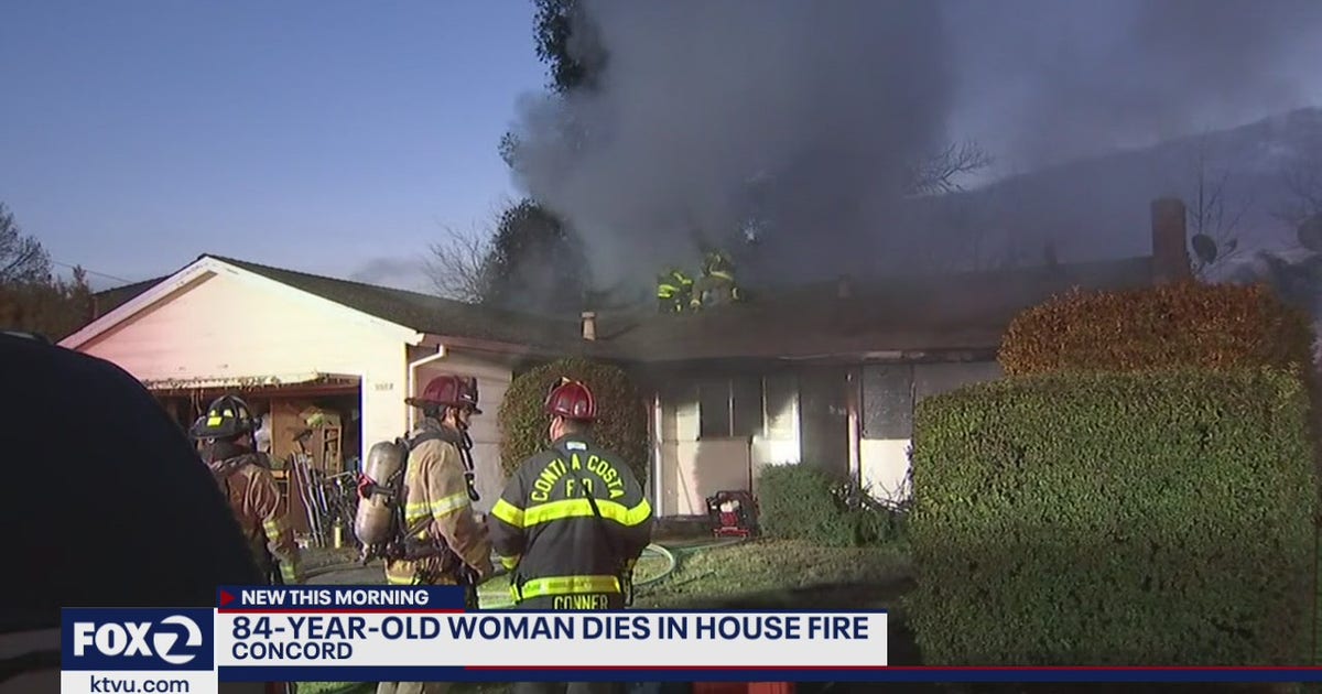 84-year-old woman dies in Concord house fire | KTVU FOX 2
