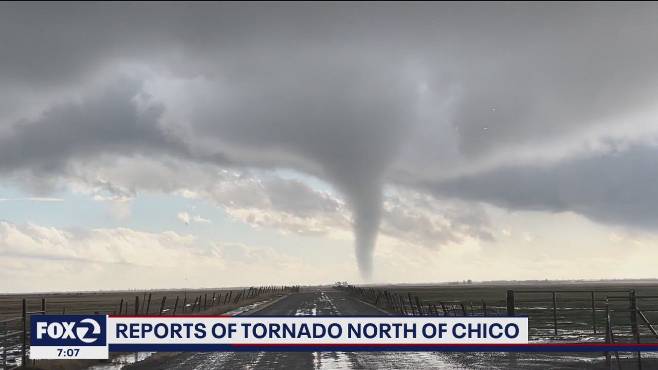 Reports of tornado north of Chico