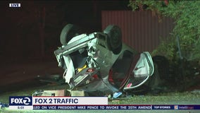 Driver flies off freeway in Walnut Creek; car lands on street below